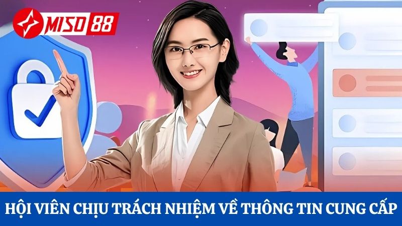 Nhà cái không chịu trách nhiệm khi người chơi cung cấp sai thông tin