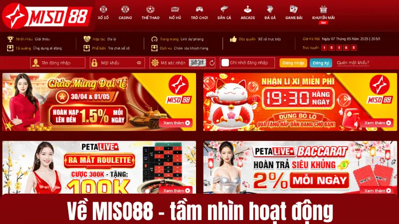 Về Miso88 - tầm nhìn hoạt động